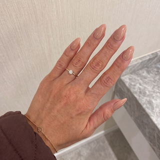 Bare Latte Medium Almond Soft Gel Press Ons