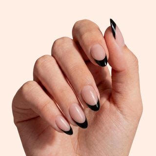 Midnight French Almond Soft Gel Press Ons