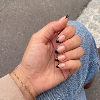 Midnight French Almond Soft Gel Press Ons