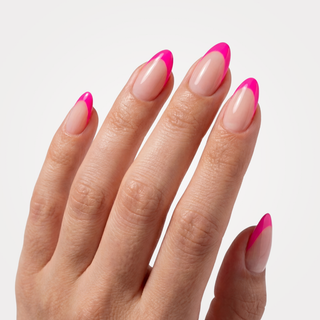 Pink Blush Medium Almond Soft Gel Press Ons