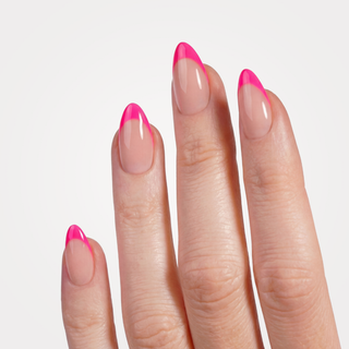Pink Blush Medium Almond Soft Gel Press Ons