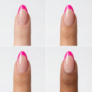Pink Blush Medium Almond Soft Gel Press Ons