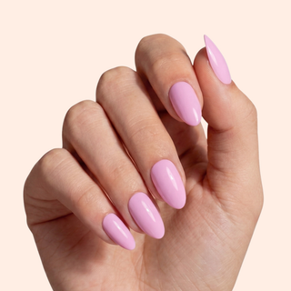 Pink Petal Medium Almond Soft Gel Press Ons
