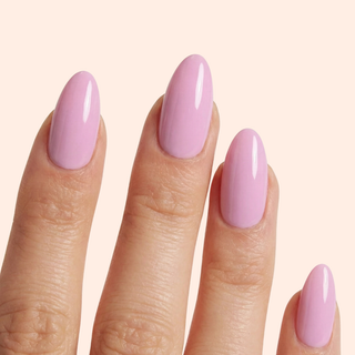 Pink Petal Medium Almond Soft Gel Press Ons
