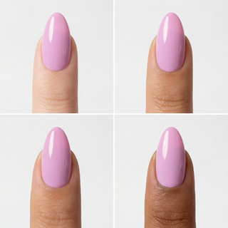 Pink Petal Medium Almond Soft Gel Press Ons