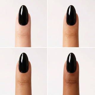 Shadow Mist Medium Almond Soft Gel Press Ons