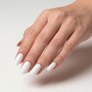 Snow Soft Medium Square Soft Gel Press Ons