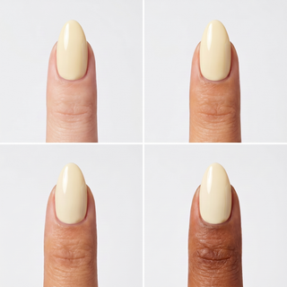 Vanilla Bliss Medium Almond Soft Gel Press Ons